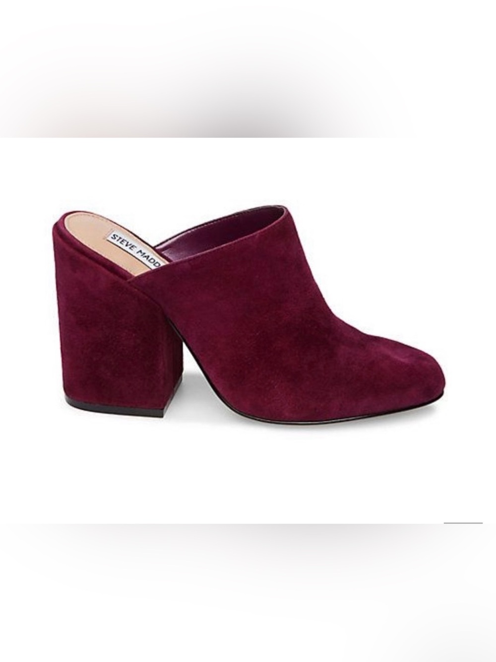 Steve Madden Stela mules Burgundy / Red Suede Size 8